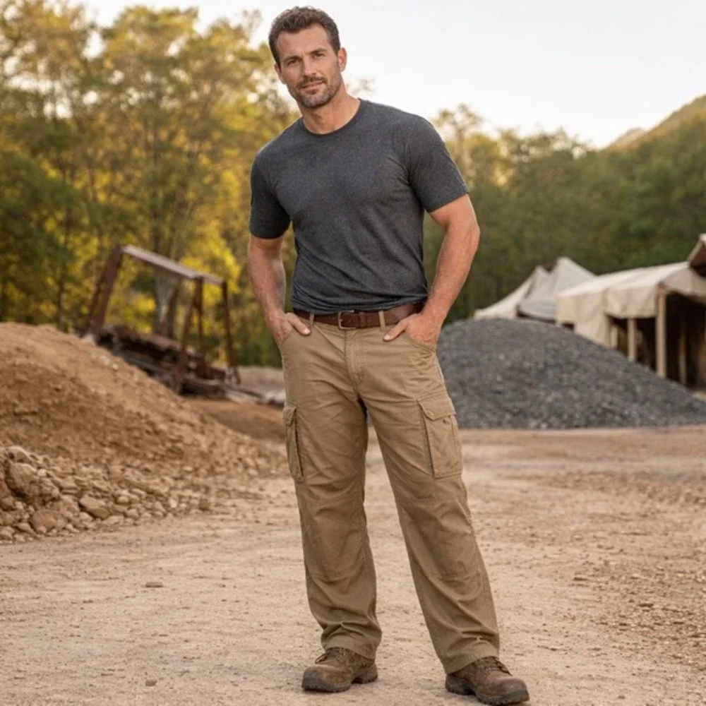 Carhartt 101148 Cargo Work Pant 42x32‎ Relaxed Fit Ripstop Field Khaki Utility